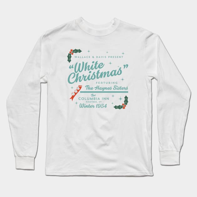 White Christmas Ad Long Sleeve T-Shirt by PopCultureShirts